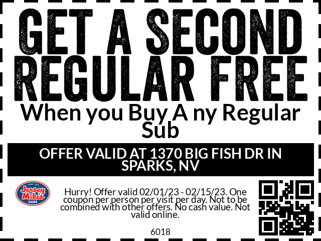 BOGO Sparks, NV - Jersey Mike's Subs